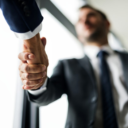Handshake Business Men Concept